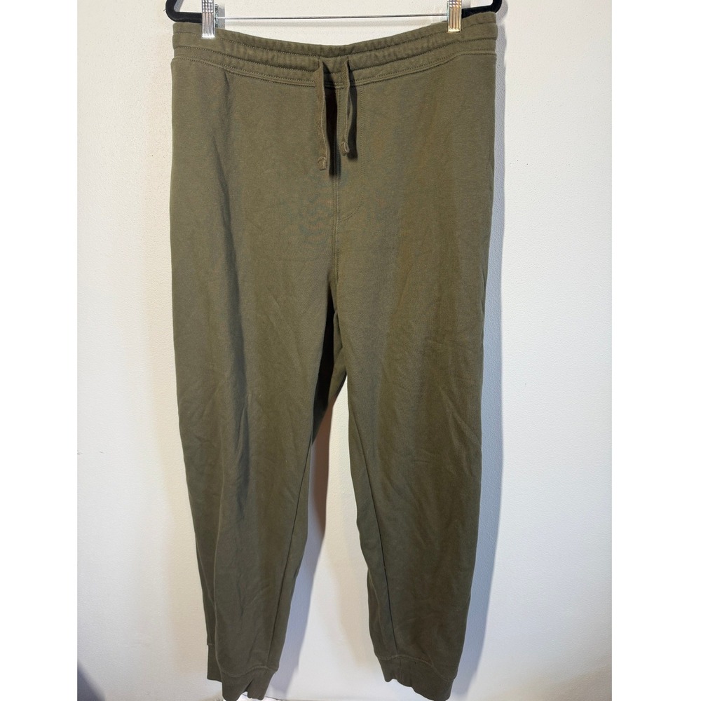 Old Navy Mens 3XLT Olive Green Fleece Jogger Sweatpants Drawstring Elastic Waist